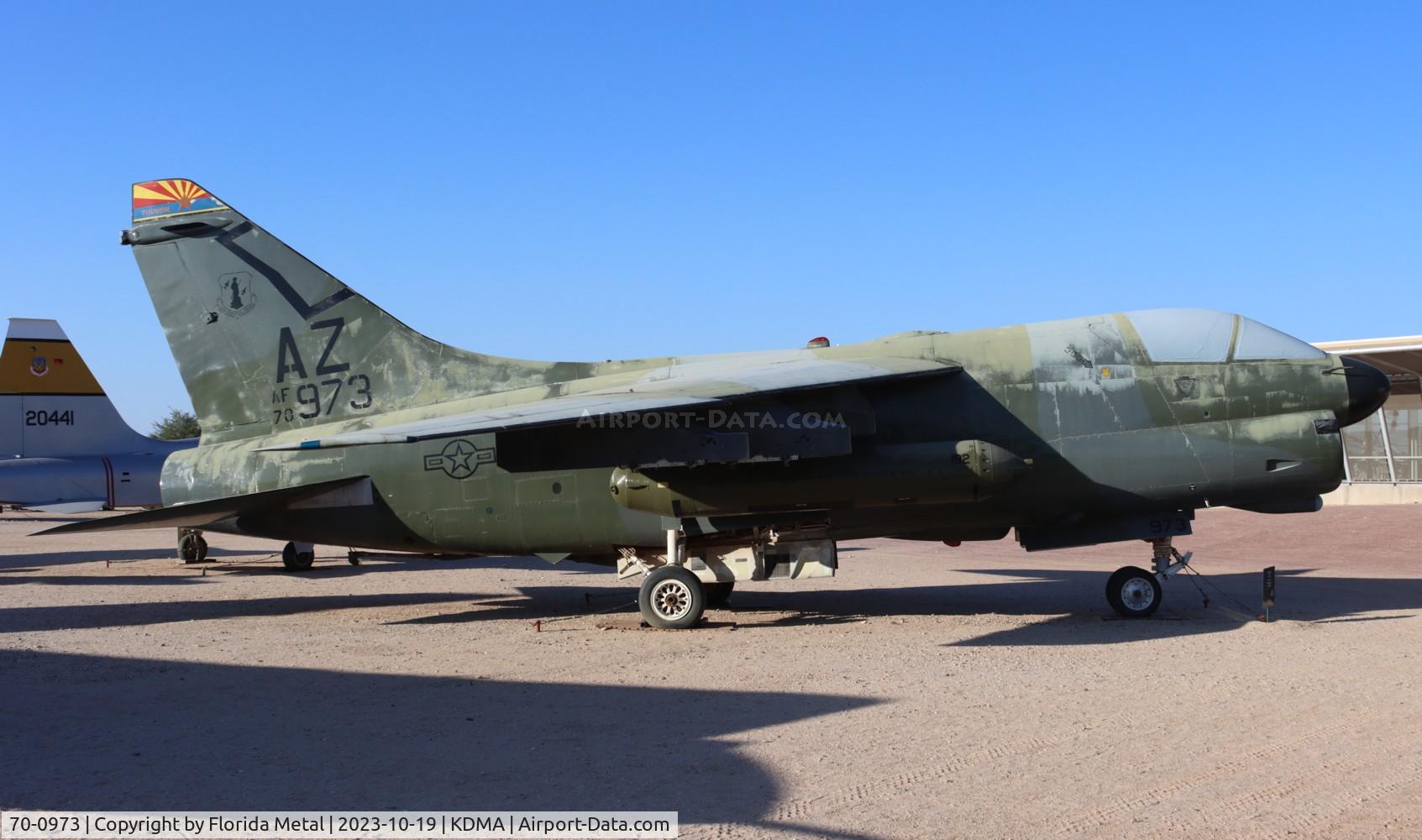 70-0973, 1970 LTV A-7D Corsair II C/N D-119, USAF A-7 zx