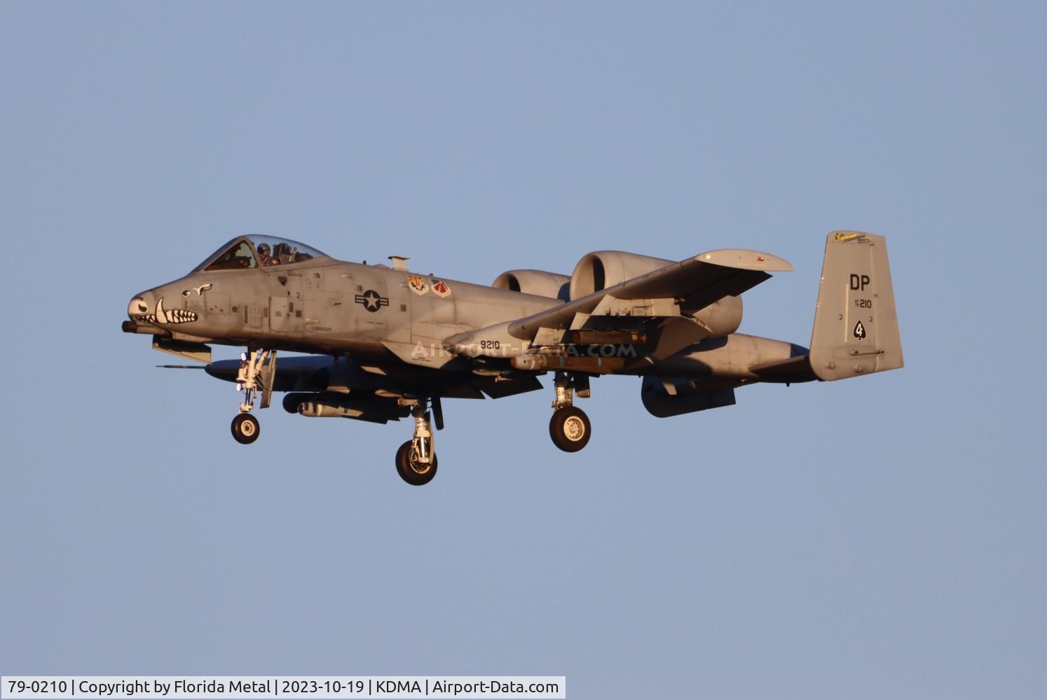 79-0210, 1979 Fairchild Republic A-10C Thunderbolt II C/N A10-0560, A-10 zx