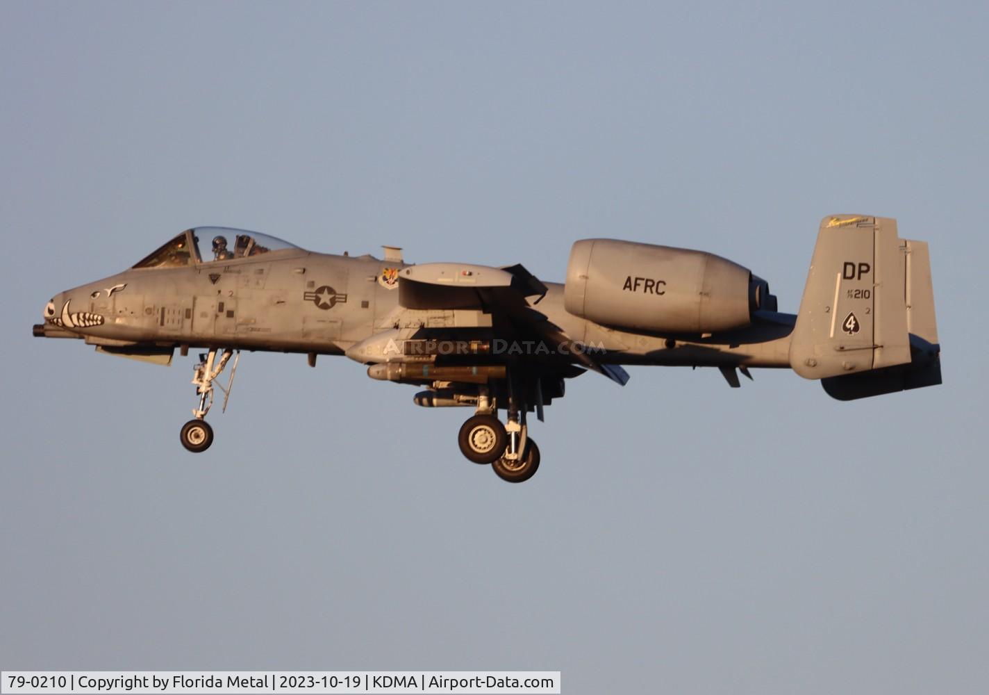 79-0210, 1979 Fairchild Republic A-10C Thunderbolt II C/N A10-0560, A-10 zx