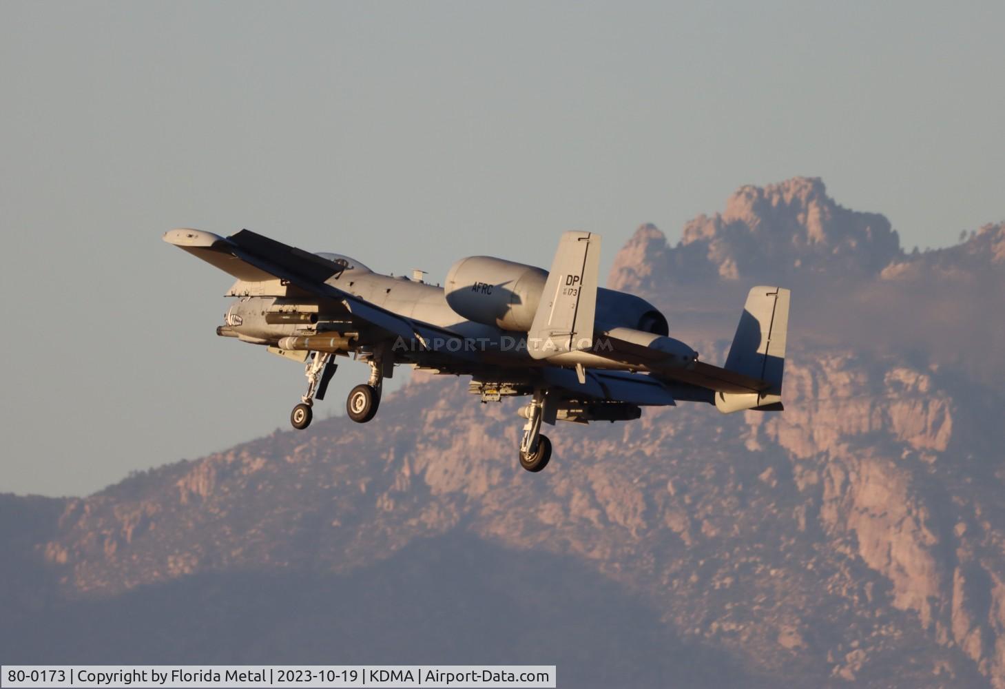 80-0173, 1980 Fairchild Republic A-10C Thunderbolt II C/N A10-0523, A-10 zx