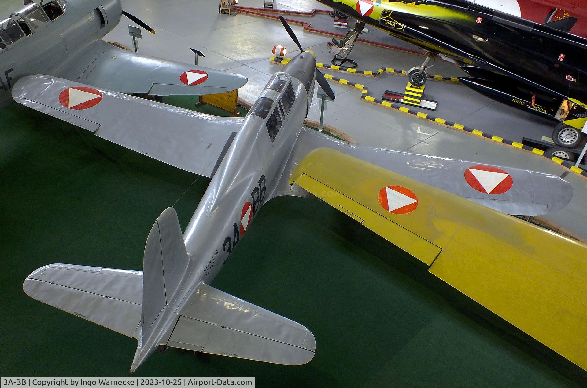 3A-BB, Fiat G.46-4B C/N 157, FIAT G.46-4B at the Militärluftfahrt-Museum (Museum of Austrian Military Aviation), Zeltweg