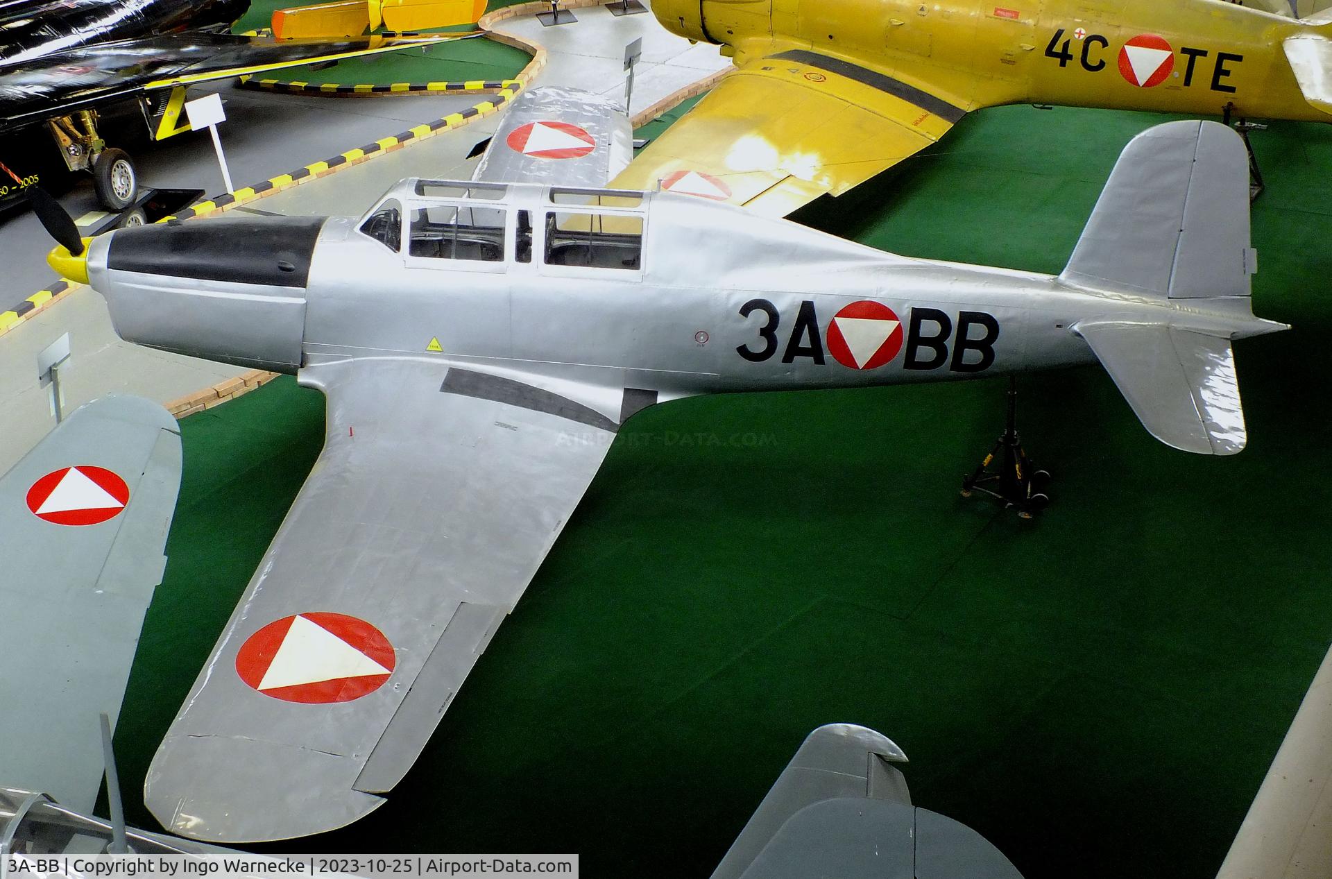 3A-BB, Fiat G.46-4B C/N 157, FIAT G.46-4B at the Militärluftfahrt-Museum (Museum of Austrian Military Aviation), Zeltweg