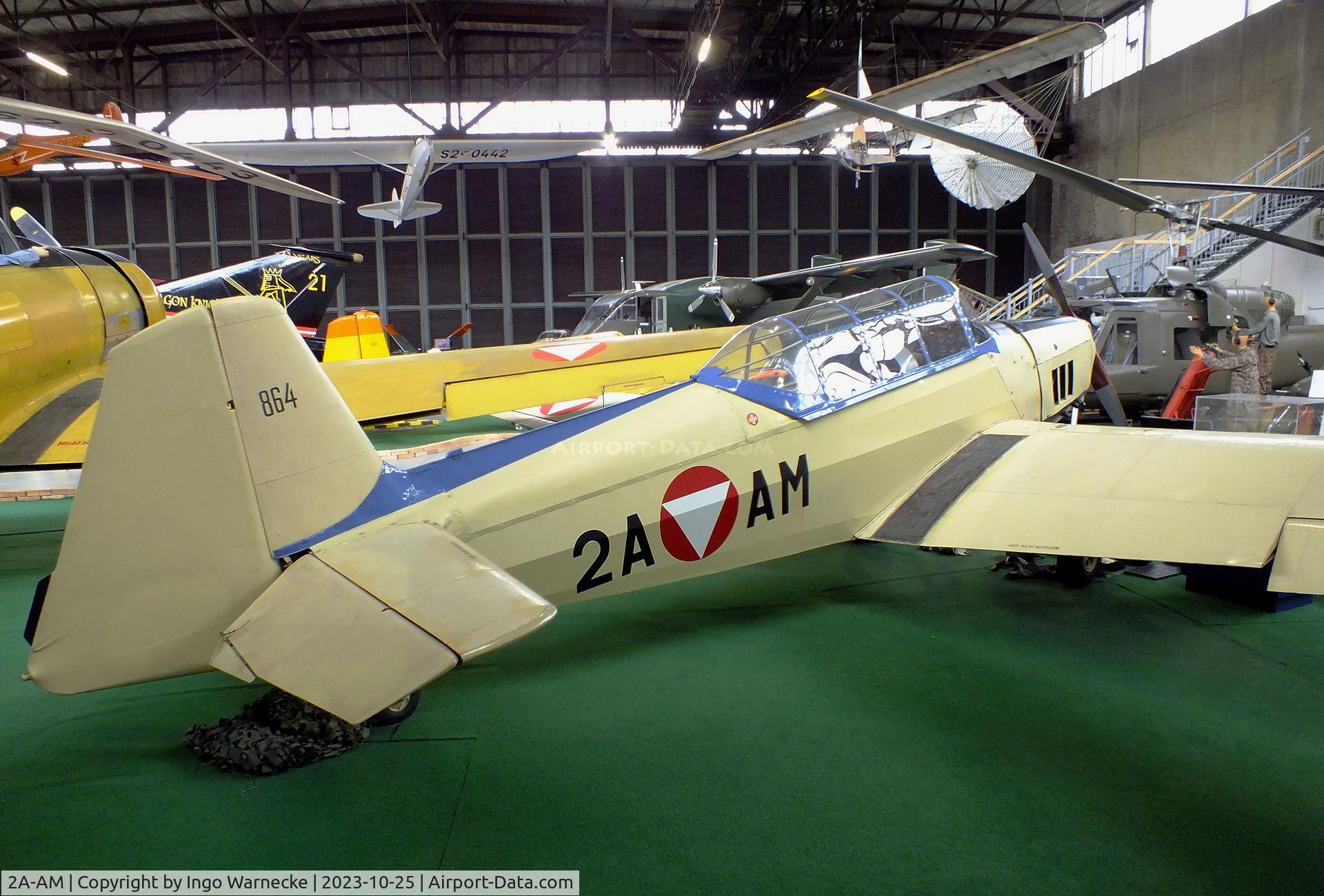 2A-AM, 1955 Zlin Z-126 Trener C/N 0864, Zlin Z-126 Trener at the Militärluftfahrt-Museum (Museum of Austrian Military Aviation), Zeltweg
