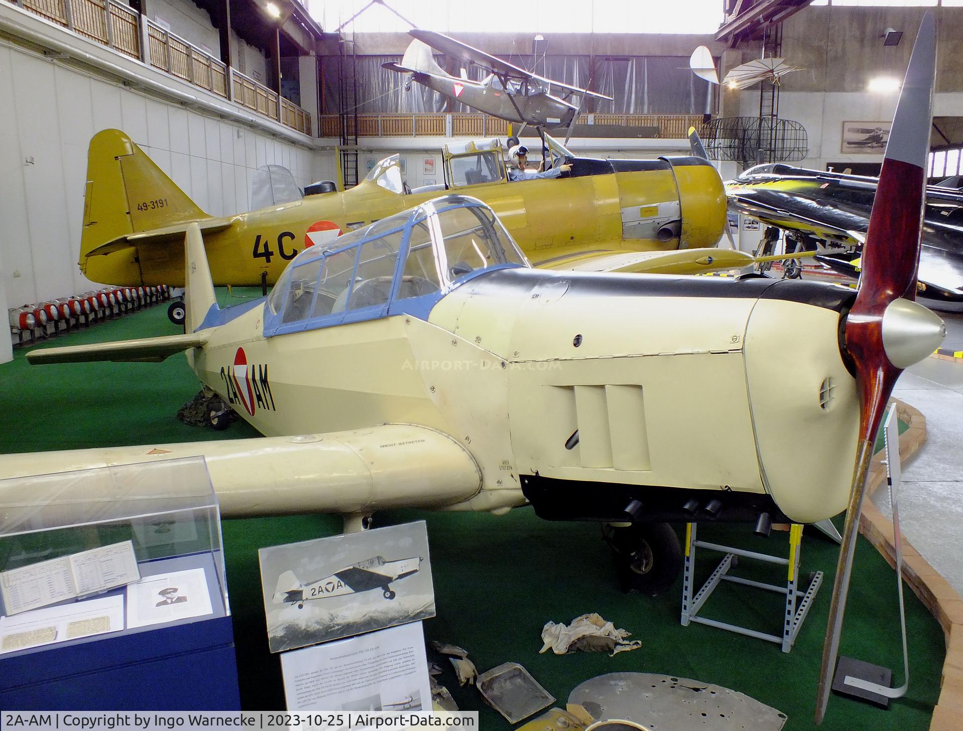 2A-AM, 1955 Zlin Z-126 Trener C/N 0864, Zlin Z-126 Trener at the Militärluftfahrt-Museum (Museum of Austrian Military Aviation), Zeltweg