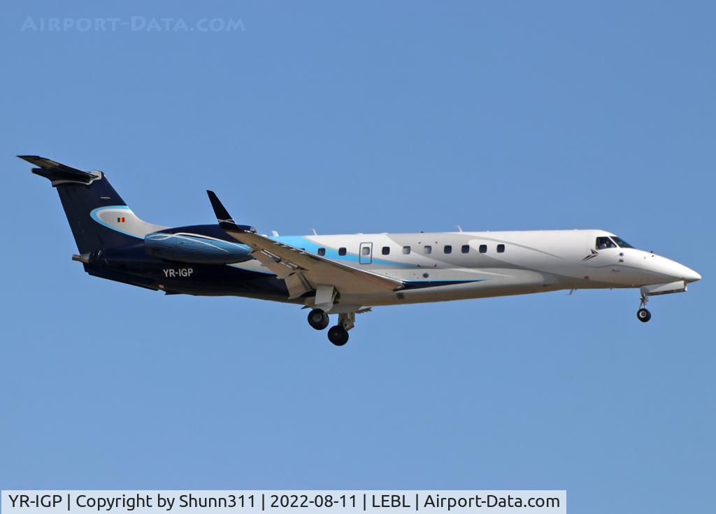 YR-IGP, 2008 Embraer EMB-135BJ Legacy 600 C/N 14501083, Landing rwy 24R
