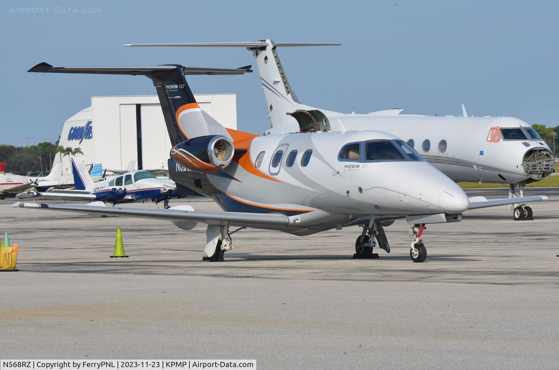 N568RZ, 2009 Embraer EMB-500 Phenom 100 C/N 50000080, ZHT Aviation EMB500