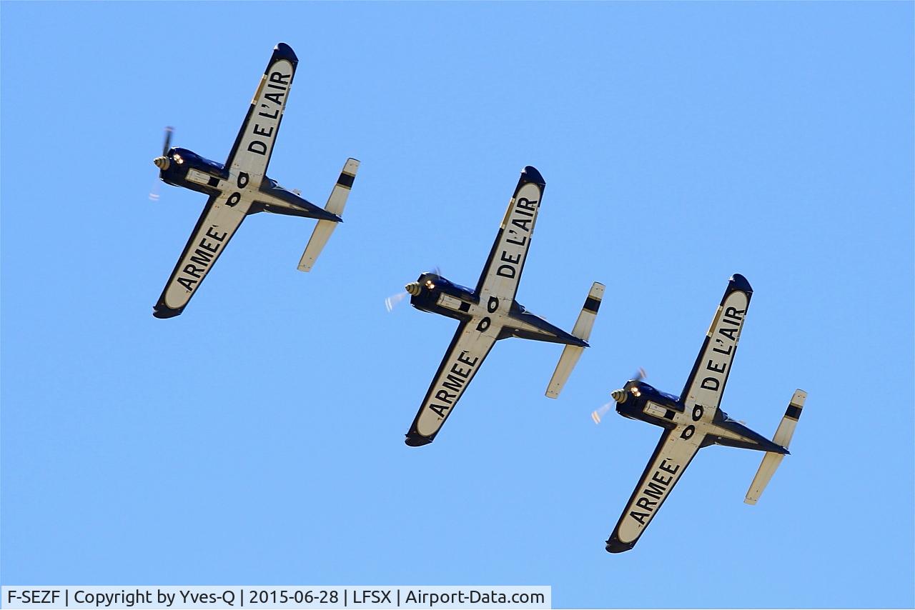 F-SEZF, Socata TB-30 Epsilon C/N 141, Socata TB-30 Epsilon, French Air Force aerobatic team, Luxeuil-Saint Sauveur Air Base 116 (LFSX)