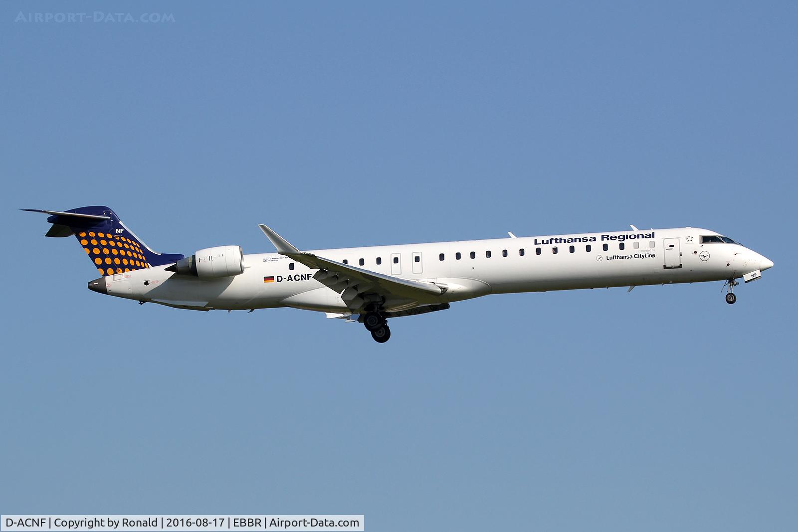 D-ACNF, 2009 Bombardier CRJ-900 (CL-600-2D24) C/N 15243, at bru