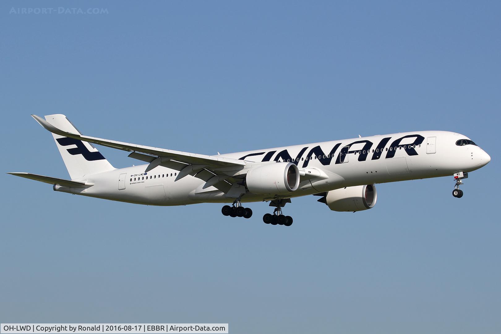 OH-LWD, 2015 Airbus A350-941 C/N 022, at bru
