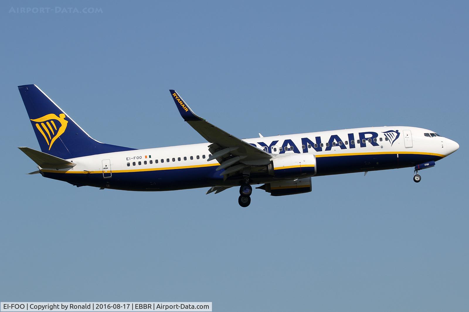 EI-FOO, 2016 Boeing 737-8AS C/N 44724, at bru