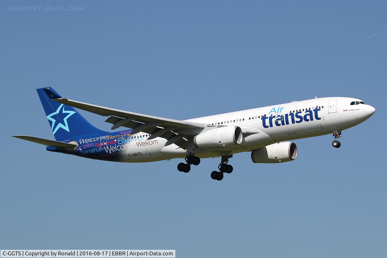 C-GGTS, 1999 Airbus A330-243 C/N 250, at bru