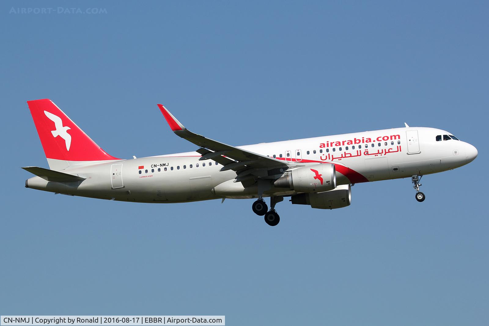 CN-NMJ, 2015 Airbus A320-214 C/N 6896, at bru