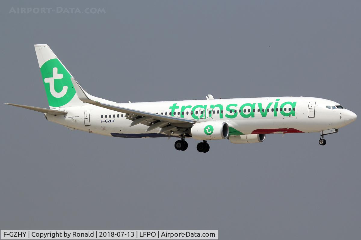 F-GZHY, 2016 Boeing 737-8K2 C/N 41344, at orly