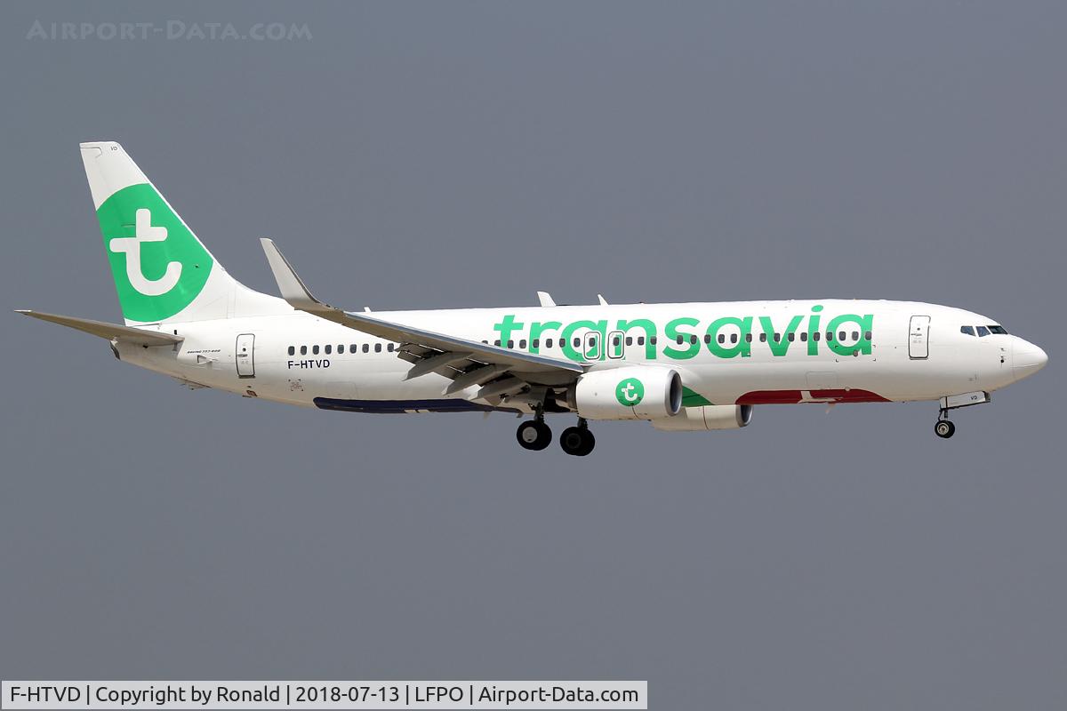 F-HTVD, 2017 Boeing 737-8K2 C/N 62154, at orly