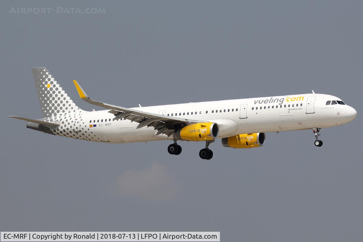 EC-MRF, 2017 Airbus A321-231 C/N 7714, at orly