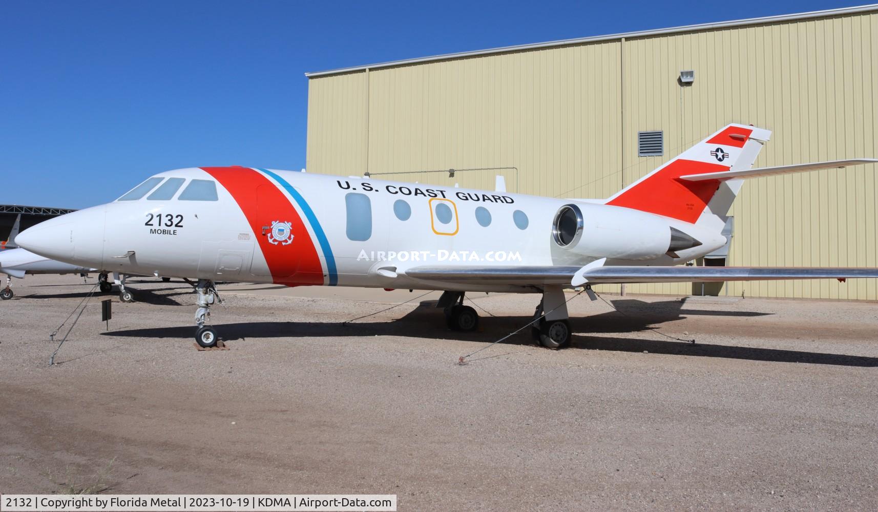2132, 1981 Dassault HU-25B Guardian C/N 454, HU-25 zx