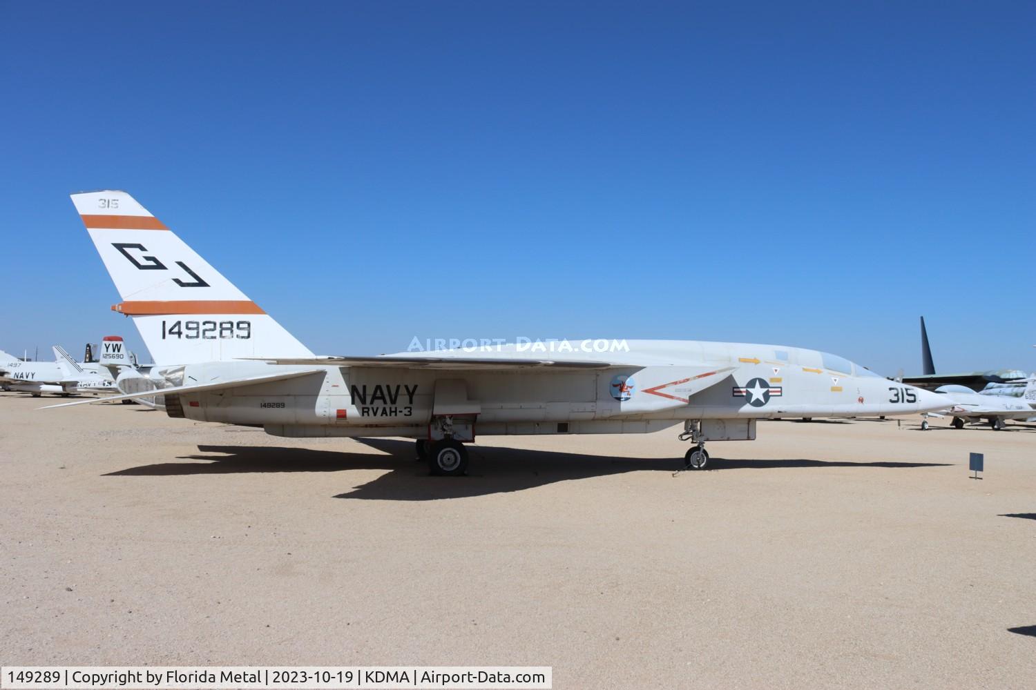 149289, 1962 North American RA-5C Vigilante C/N 269-24 (149289), RA-5C zx