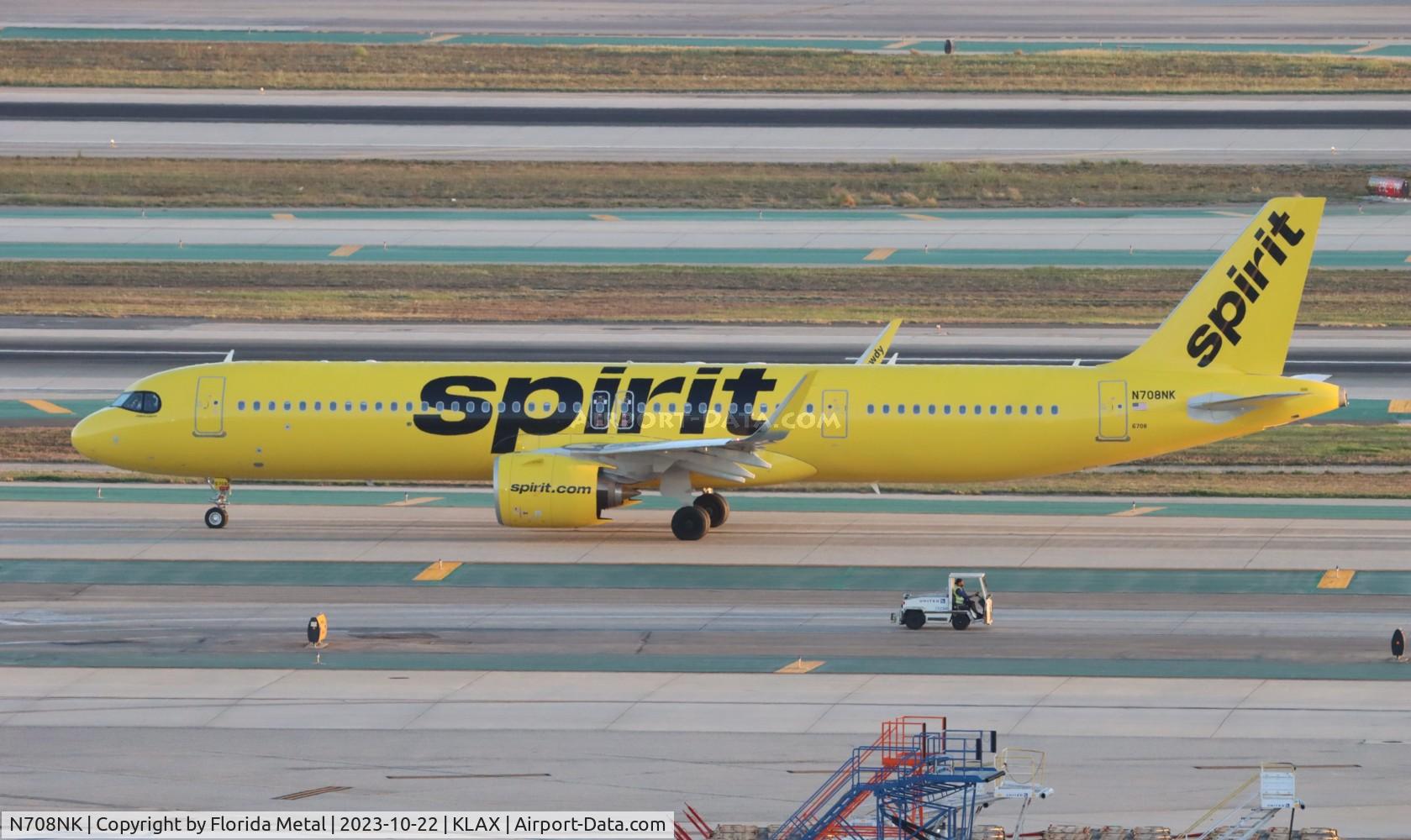 N708NK, 2023 Airbus A321-271NX C/N 11605, NKS A321N zx LAX-BNA