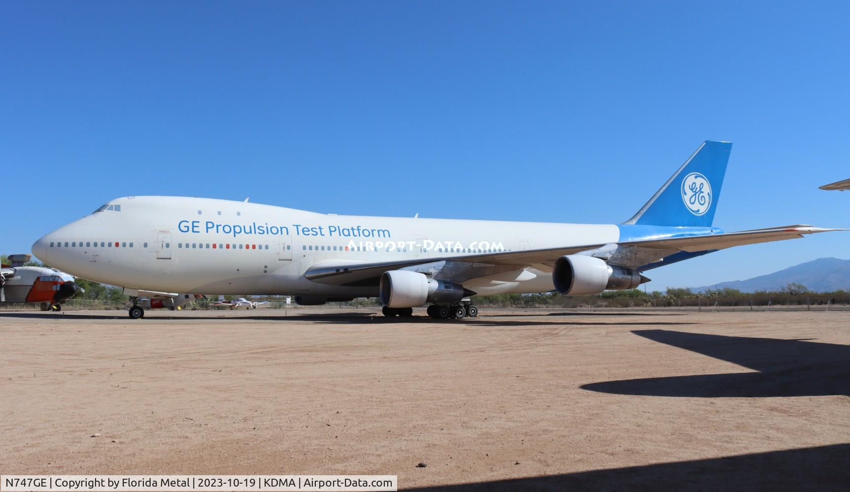 N747GE, 1970 Boeing 747-121 C/N 19651, GE 747-100 zx
