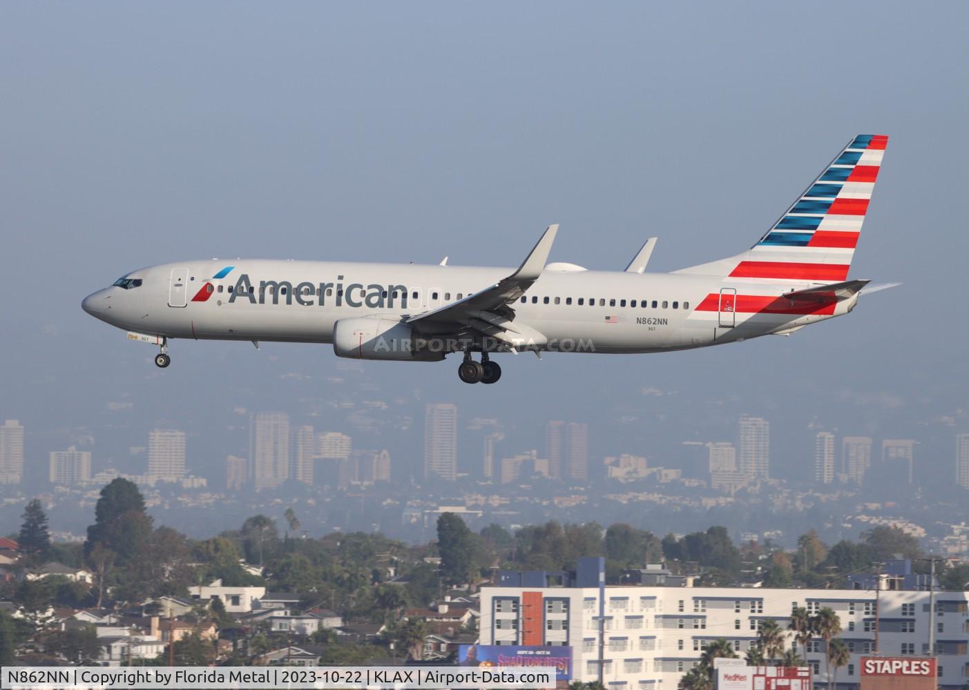 N862NN, 2010 Boeing 737-823 C/N 30905, AAL 738 zx AUS-LAX