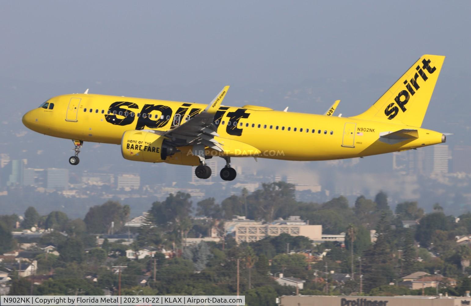 N902NK, 2016 Airbus A320-271N C/N 6907, NKS A32N zx ATL-LAX