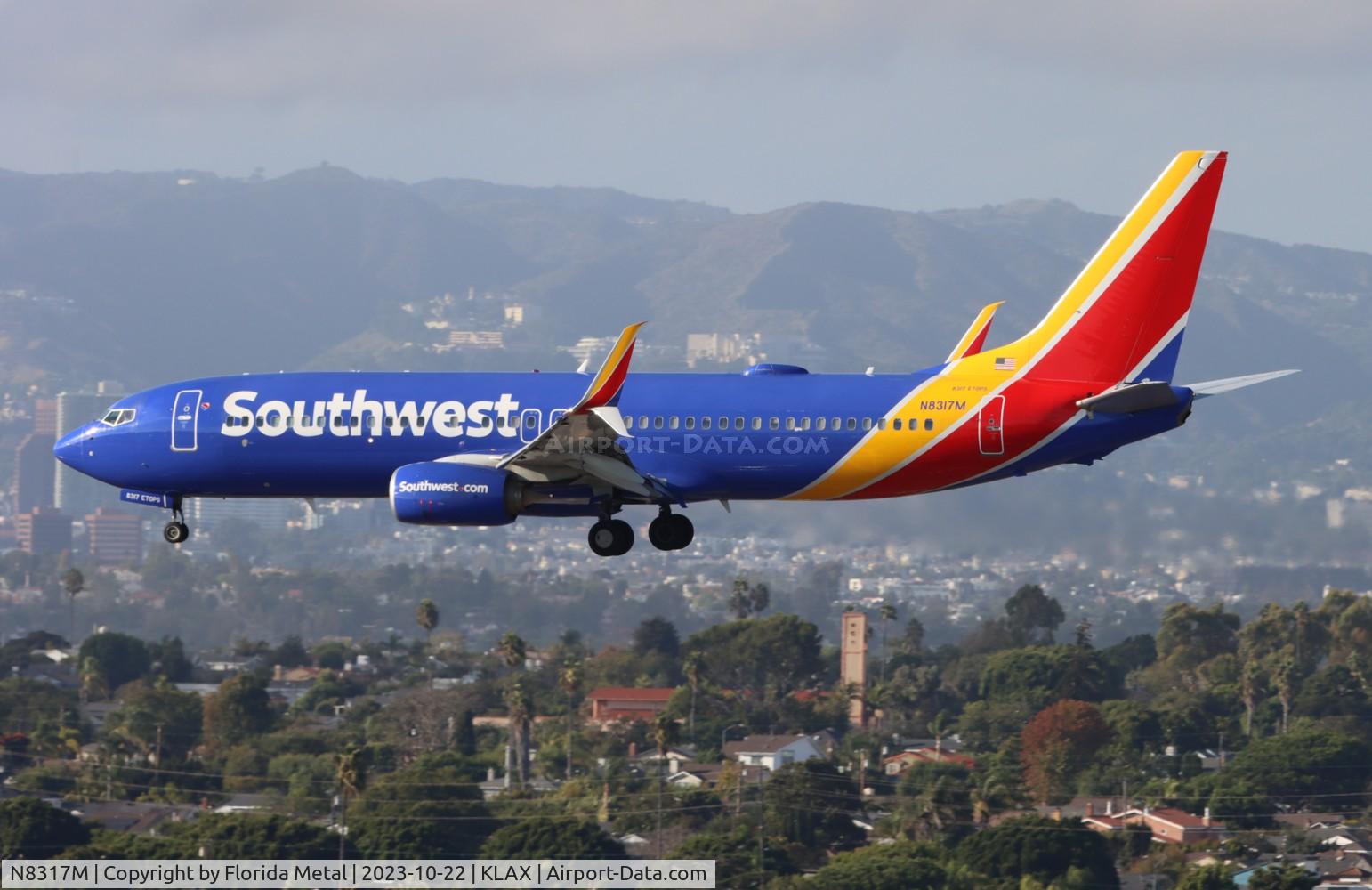 N8317M, 2012 Boeing 737-8H4 C/N 36992, SWA 738 nc zx SJC-LAX