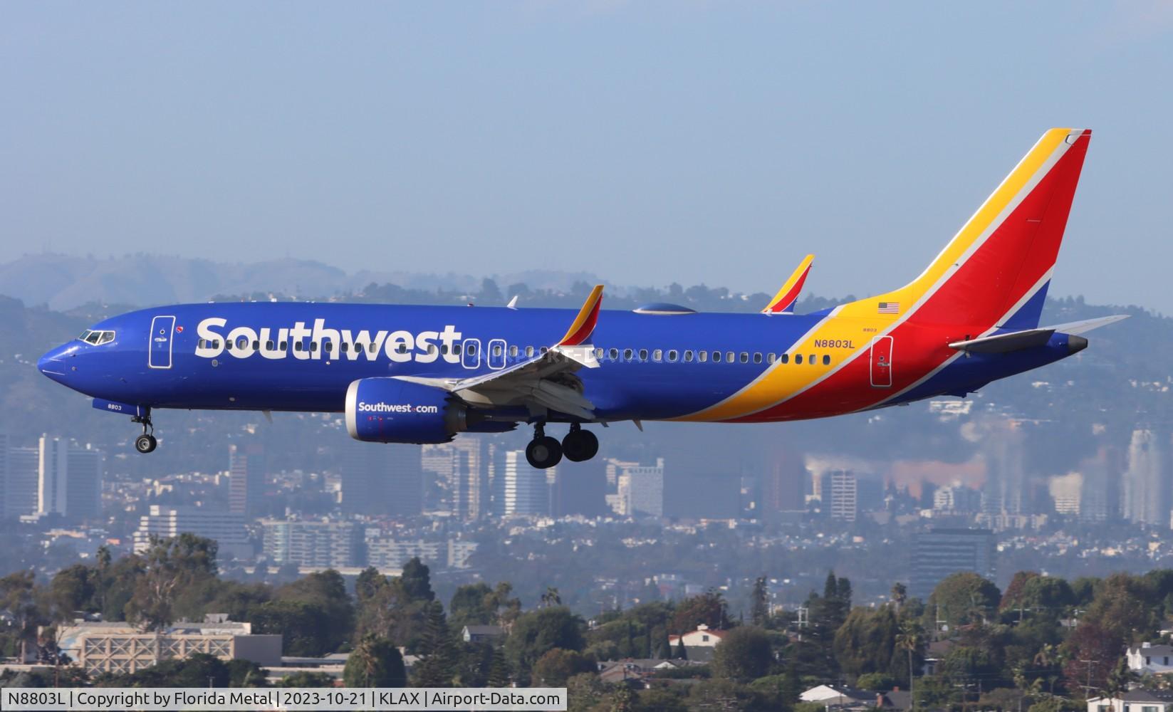 N8803L, 2019 Boeing 737-8 MAX C/N 42634, SWA 737-8 zx HOU-LAX