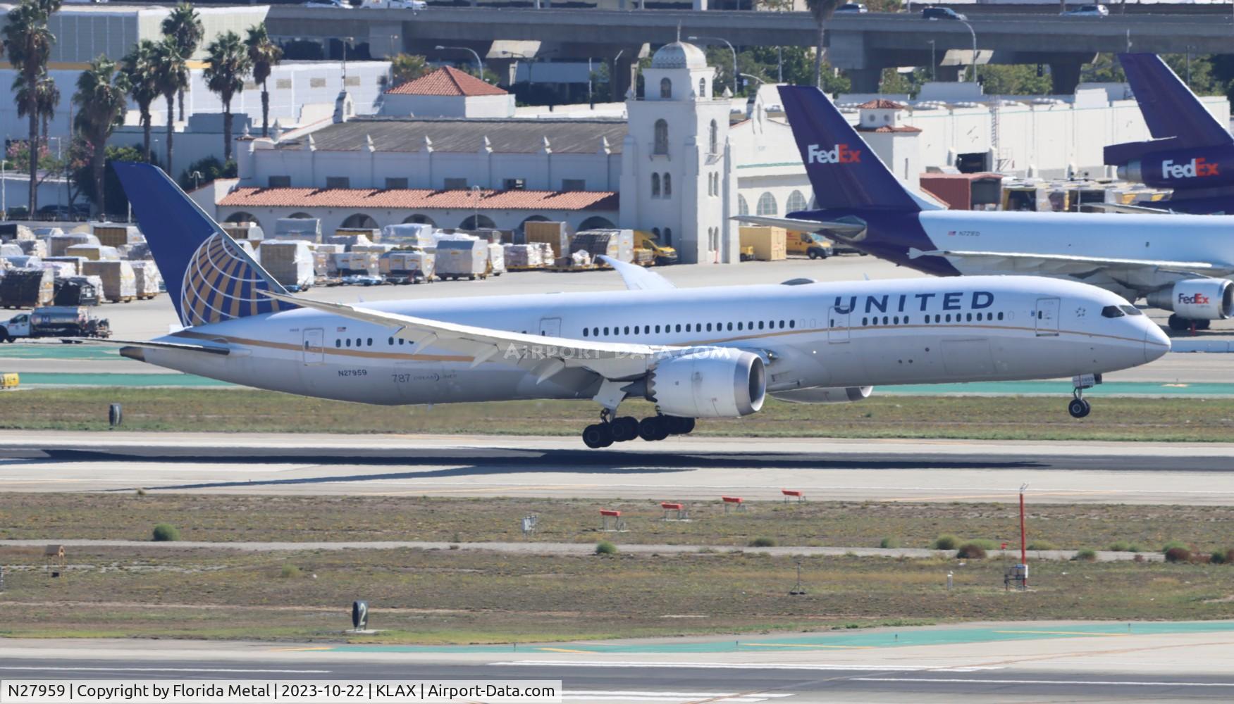 N27959, 2015 Boeing 787-9 Dreamliner C/N 36407, UAL 789 oc zx LHR-LAX