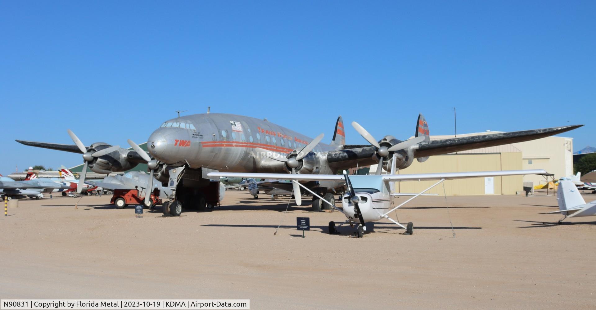 N90831, 1943 Lockheed C-69-1-LO/ l-049 Constellation C/N 049-1970, Lockeed L-049 zx