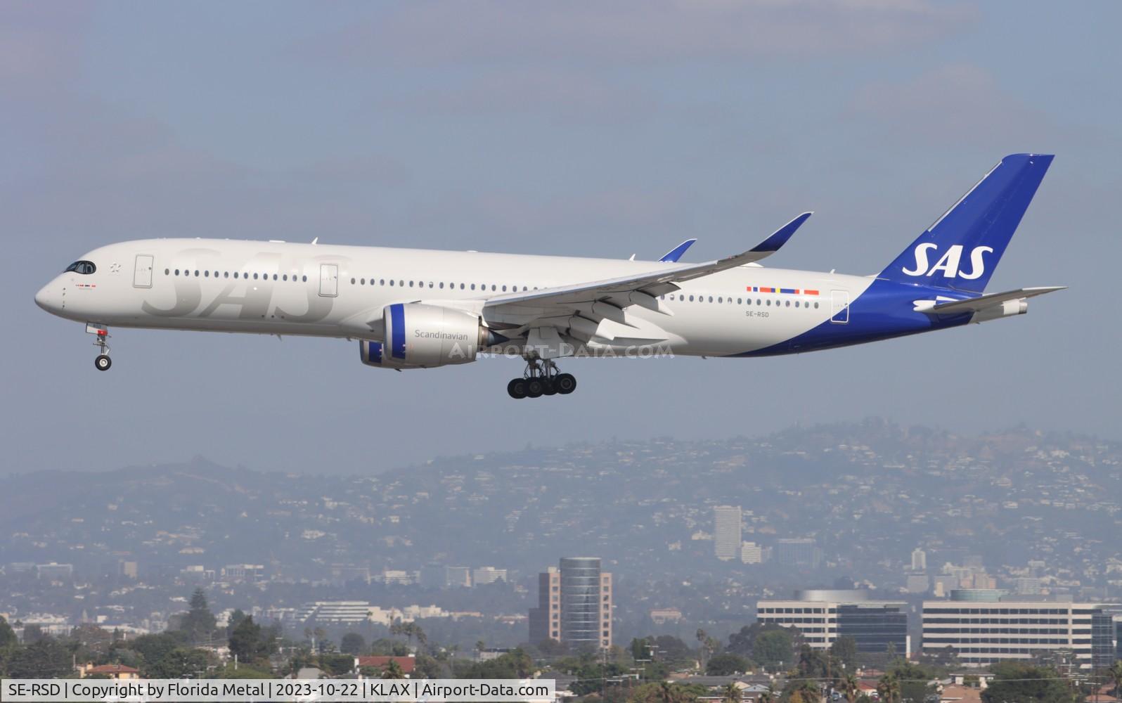 SE-RSD, 2020 Airbus A350-941 C/N 418, SAS A359 zx CPH-LAX