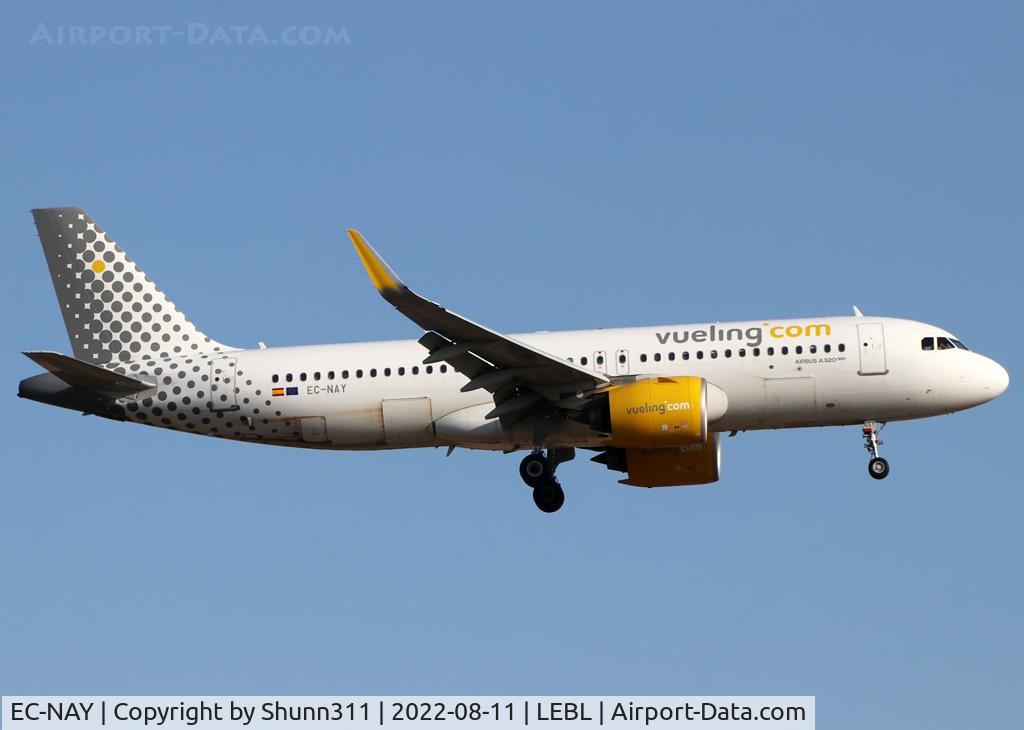 EC-NAY, 2018 Airbus A320-271N C/N 8601, Landing rwy 24R