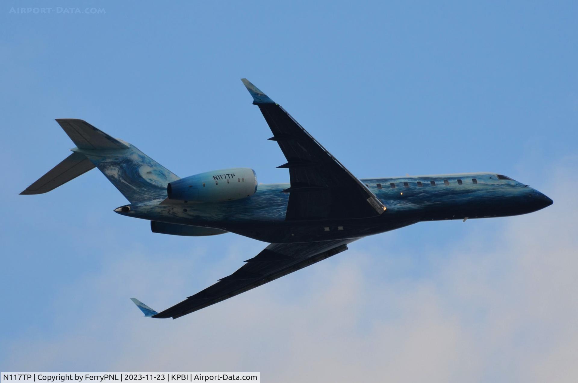 N117TP, 2005 Bombardier BD-700-1A10 Global Express C/N 9175, Re-registered and now completely submerged, Tudor Investment Global Express.