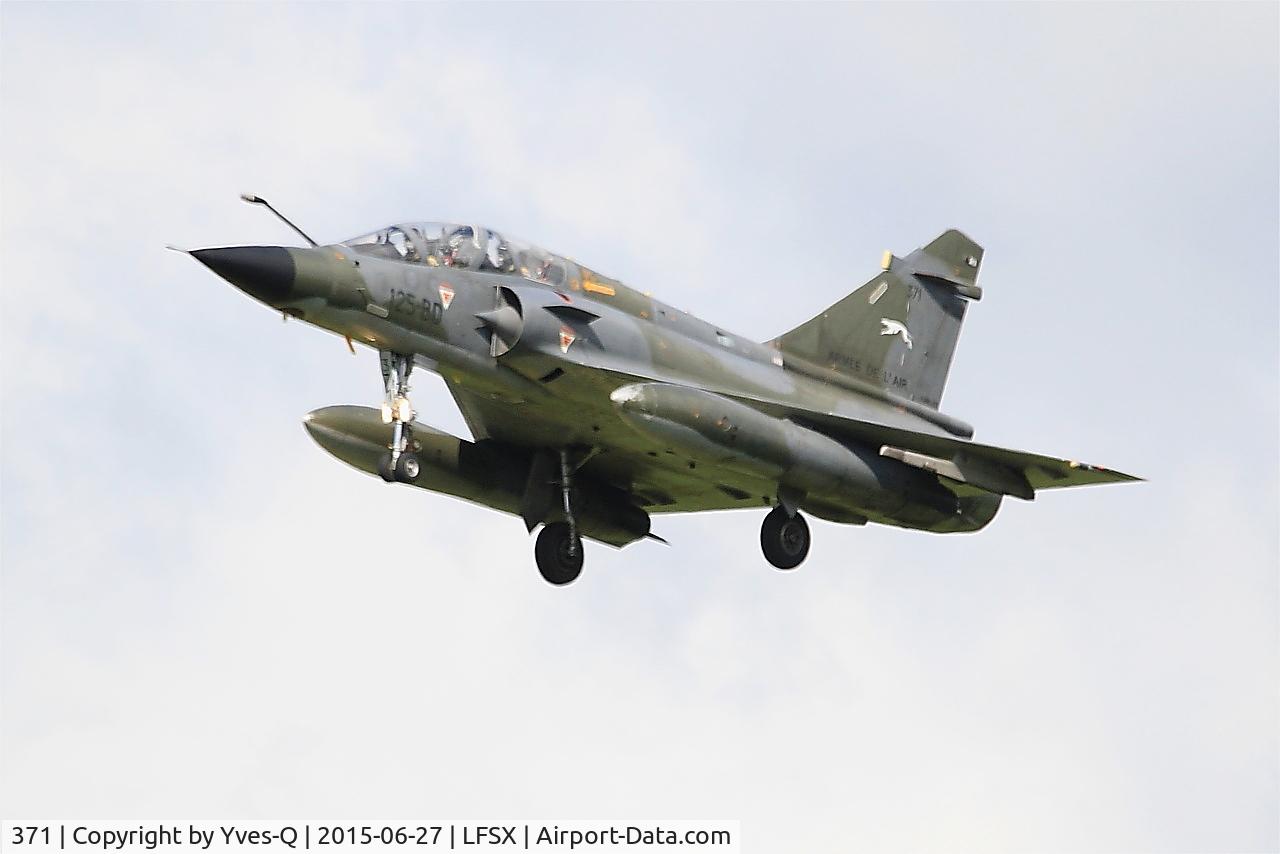 371, Dassault Mirage 2000N C/N 378, Dassault Mirage 2000N (125-BD), On final rwy 29, Luxeuil-St Sauveur Air Base 116 (LFSX)
