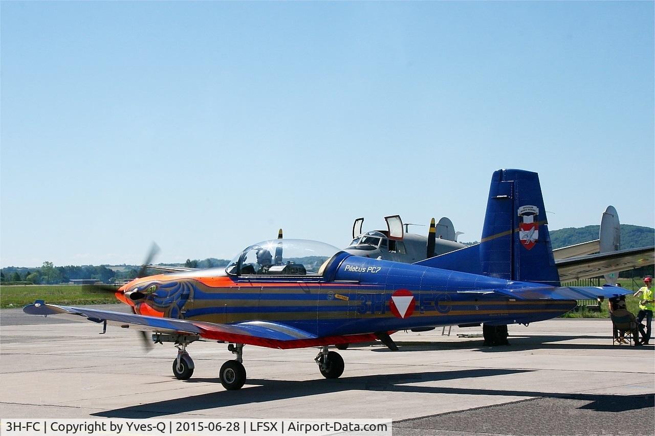 3H-FC, Pilatus PC-7 Turbo Trainer C/N 414, Pilatus PC-7 Turbo Trainer, Taxiing, Luxeuil-St Sauveur Air Base 116 (LFSX)