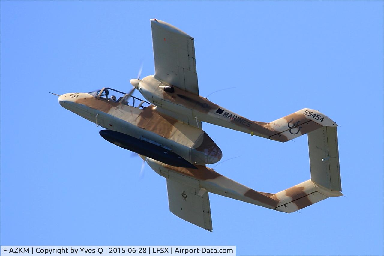 F-AZKM, 1971 North American OV-10B Bronco C/N 338-9 (305-65), North American OV-10B Bronco, On display, Luxeuil-St Sauveur Air Base 116 (LFSX)