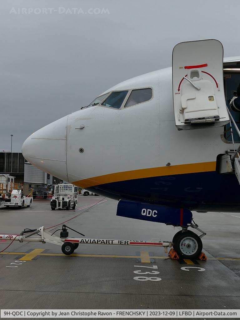 9H-QDC, 2016 Boeing 737-8AS C/N 44752, Bordeaux (BOD)	Marrakesh (RAK)	FR60