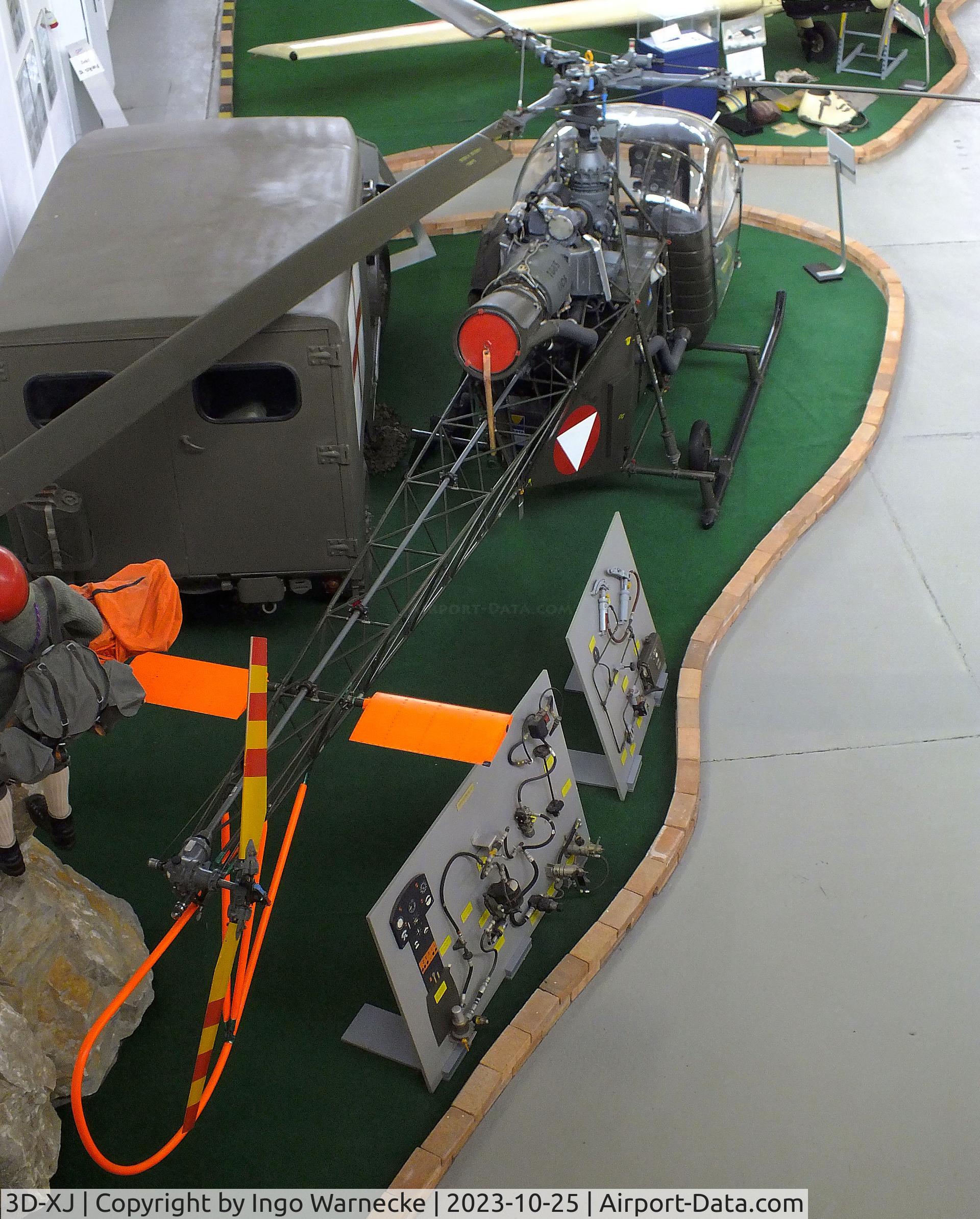 3D-XJ, Sud SE-3130 Alouette II C/N 1377, Sud Aviation SE.3130 Alouette II at the Militärluftfahrt-Museum (Museum of Austrian Military Aviation), Zeltweg