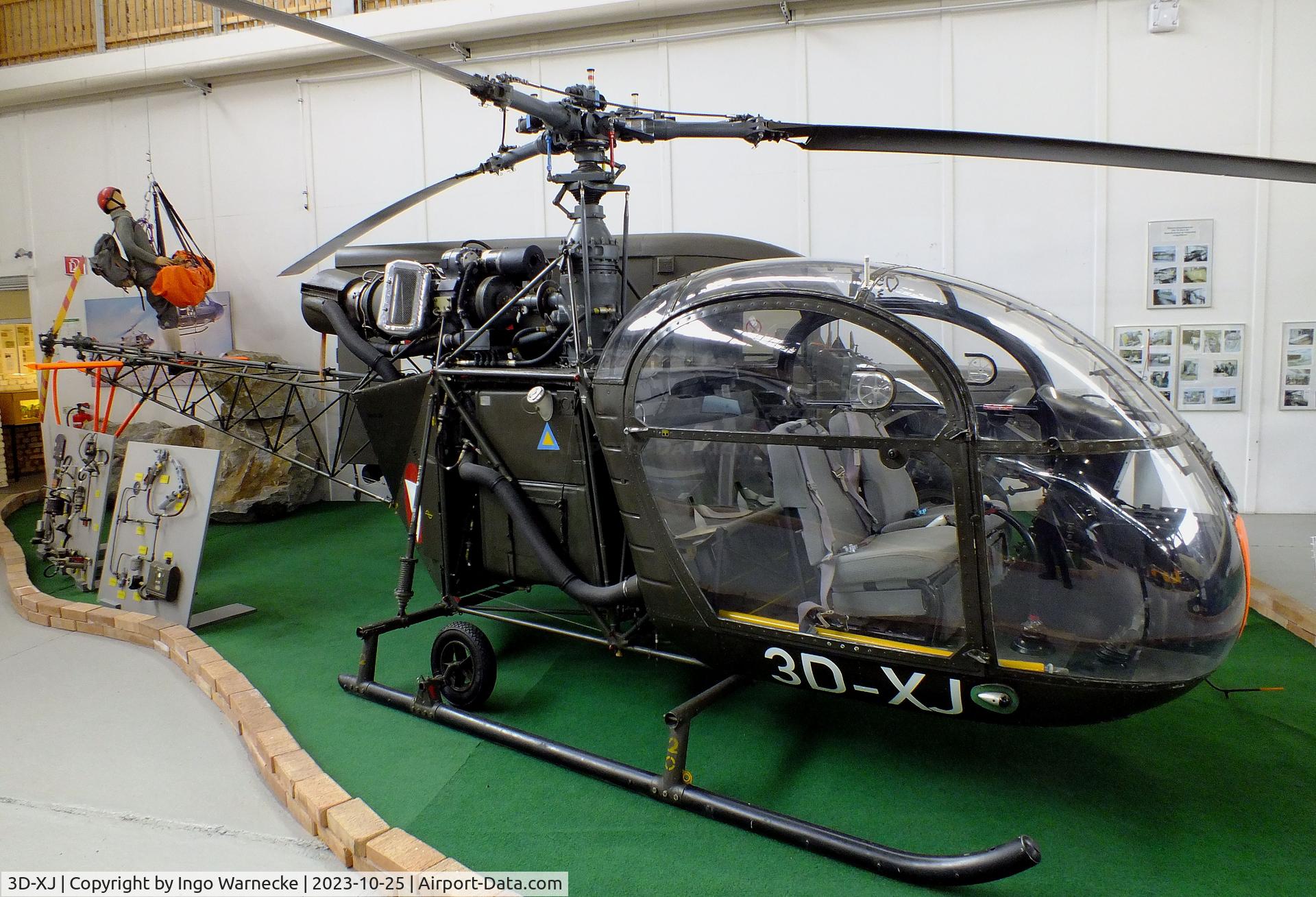 3D-XJ, Sud SE-3130 Alouette II C/N 1377, Sud Aviation SE.3130 Alouette II at the Militärluftfahrt-Museum (Museum of Austrian Military Aviation), Zeltweg