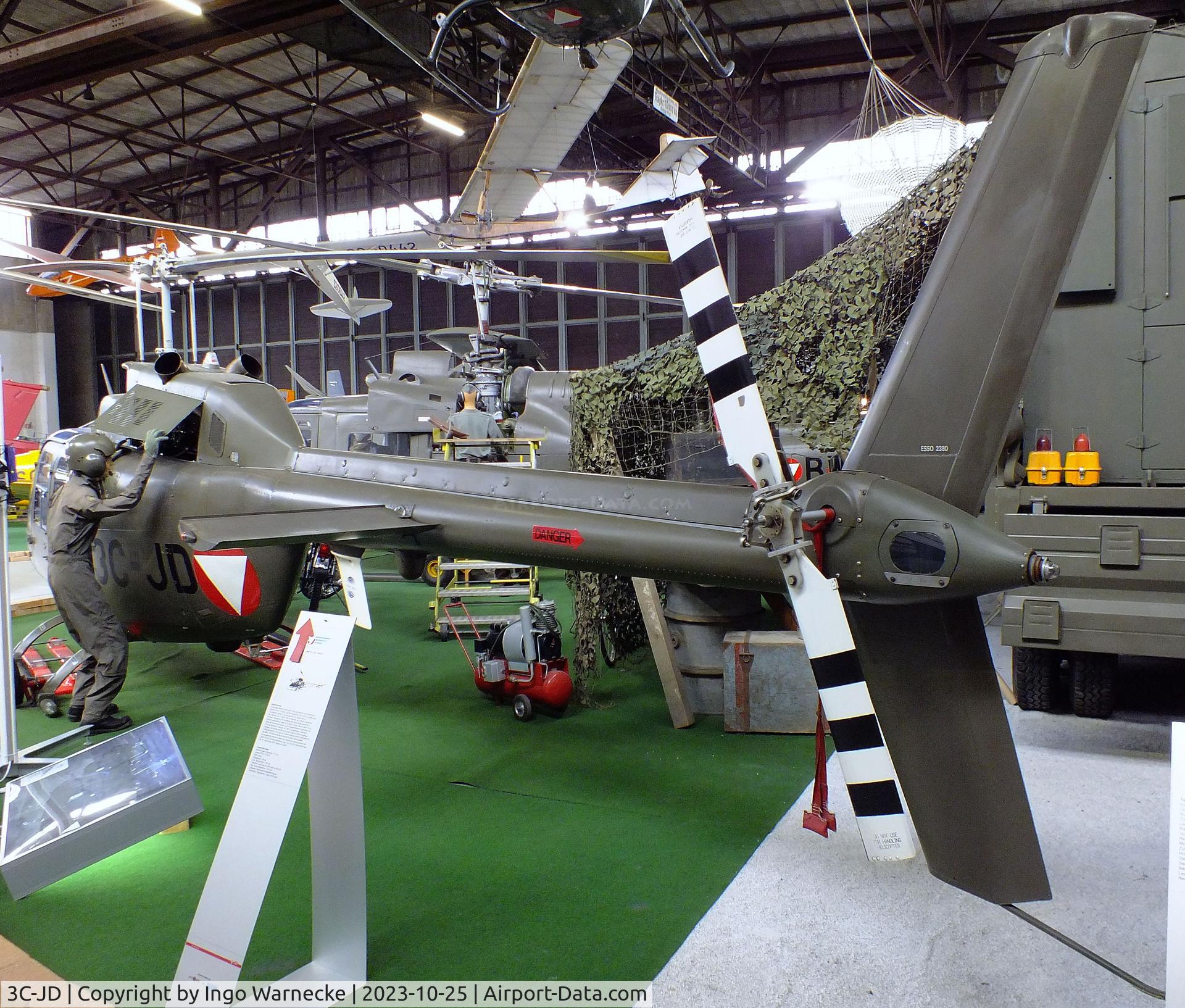3C-JD, 1969 Agusta AB-206A JetRanger C/N 8131, Agusta AB-206A (Bell 206) JetRanger at the Militärluftfahrt-Museum (Museum of Austrian Military Aviation), Zeltweg