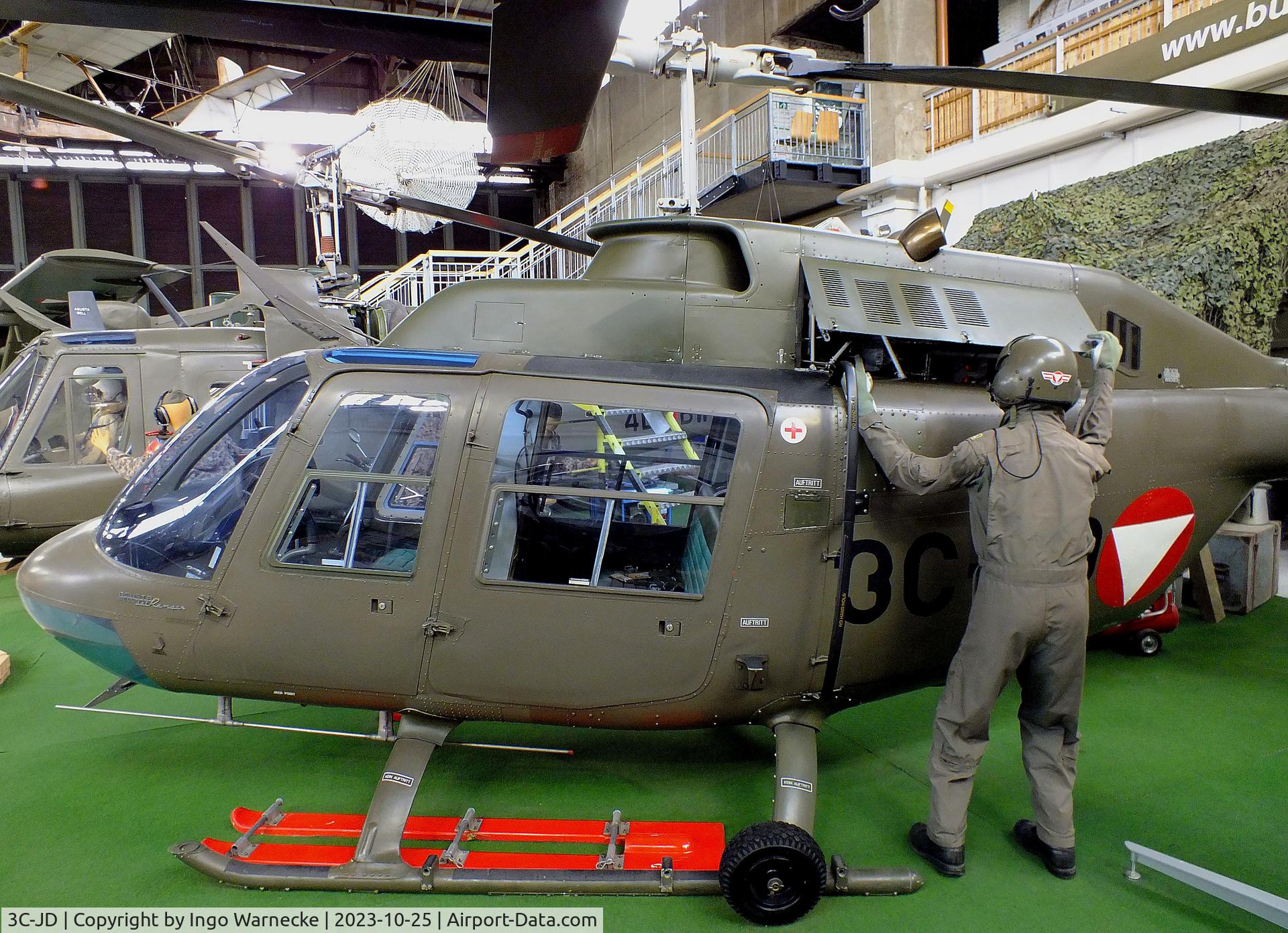 3C-JD, 1969 Agusta AB-206A JetRanger C/N 8131, Agusta AB-206A (Bell 206) JetRanger at the Militärluftfahrt-Museum (Museum of Austrian Military Aviation), Zeltweg