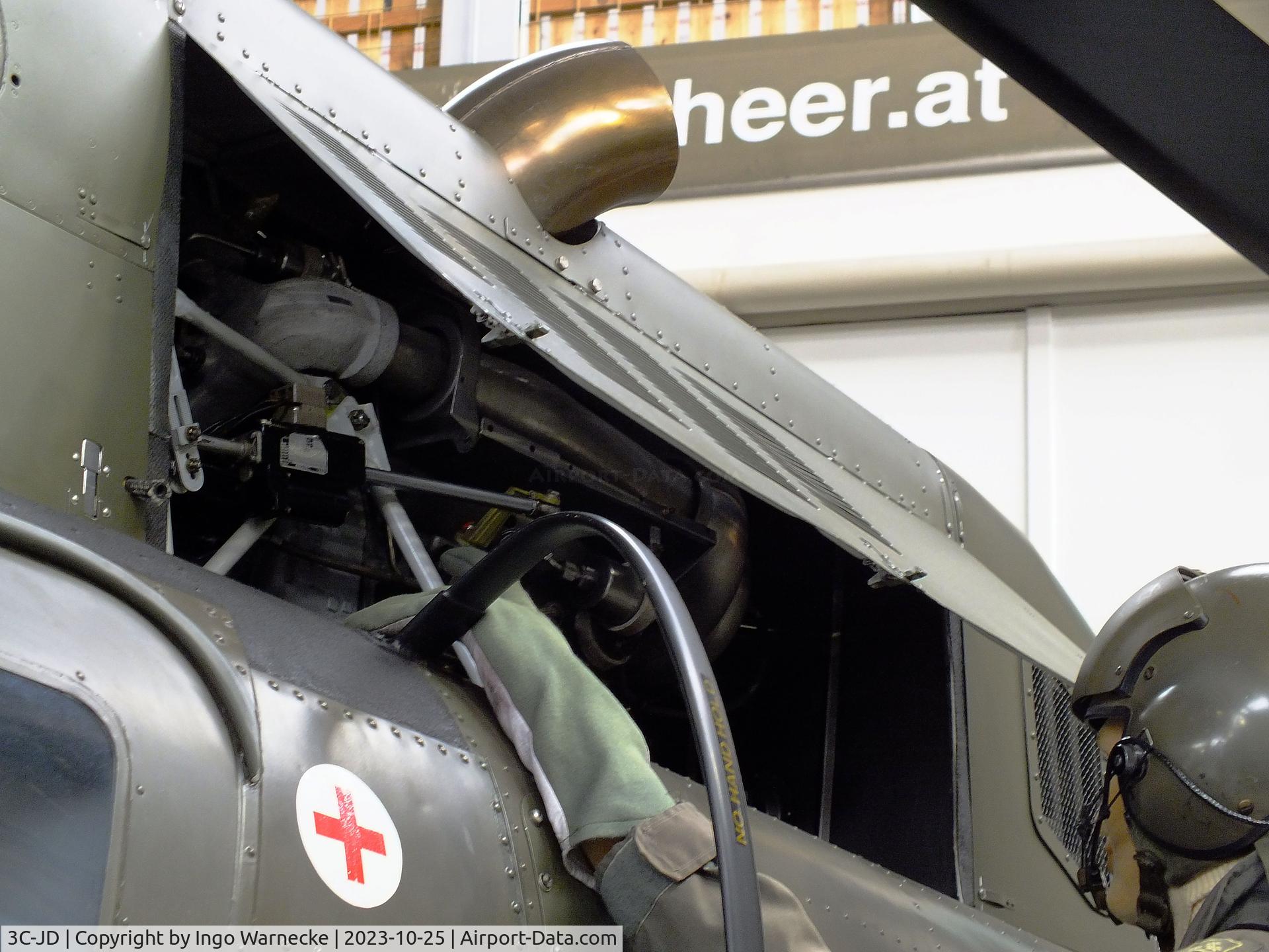 3C-JD, 1969 Agusta AB-206A JetRanger C/N 8131, Agusta AB-206A (Bell 206) JetRanger at the Militärluftfahrt-Museum (Museum of Austrian Military Aviation), Zeltweg