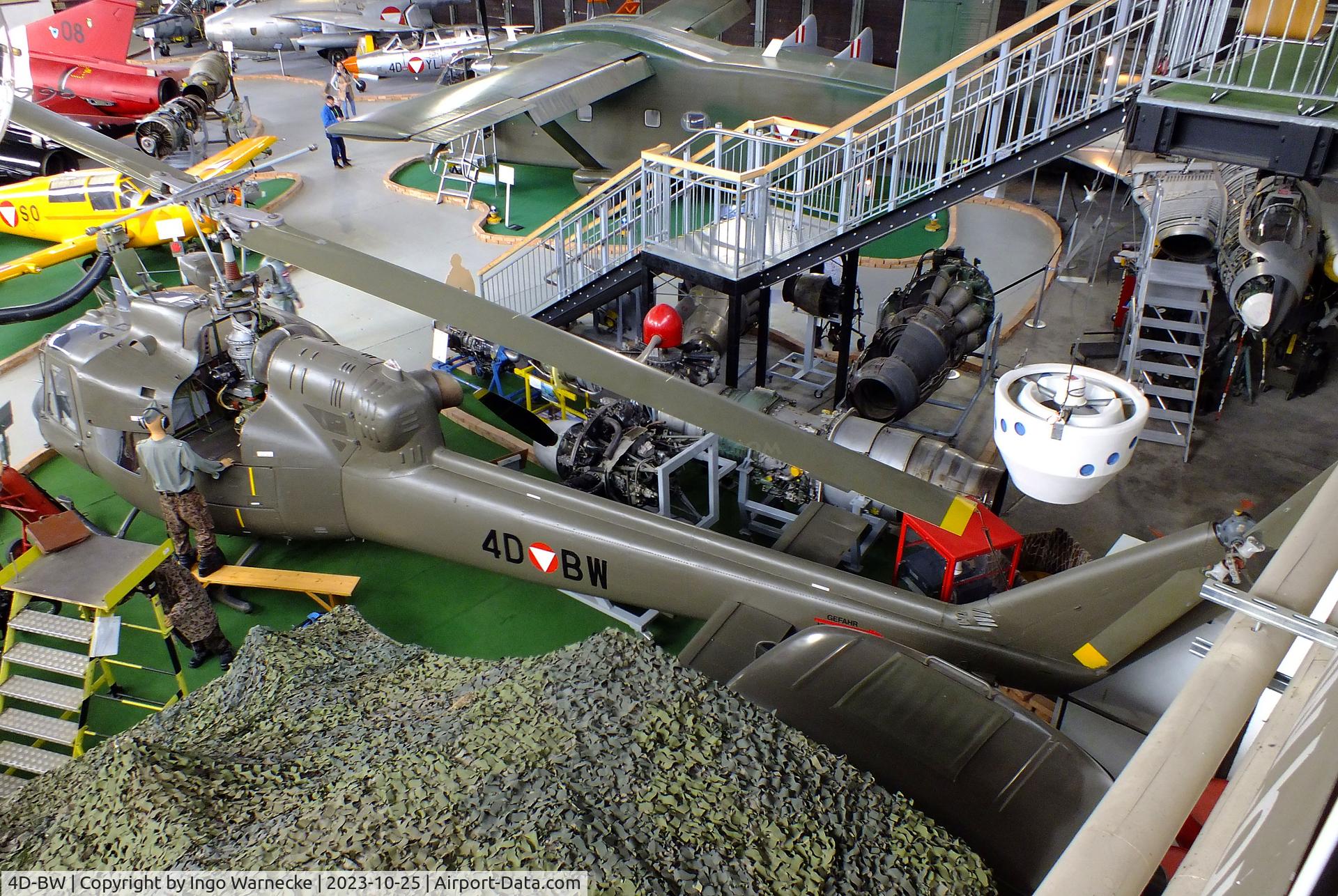 4D-BW, Agusta AB-204B C/N 3202, Agusta AB-204B (Bell 204) at the Militärluftfahrt-Museum (Museum of Austrian Military Aviation), Zeltweg