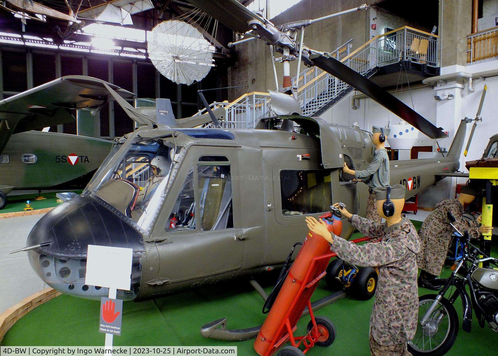 4D-BW, Agusta AB-204B C/N 3202, Agusta AB-204B (Bell 204) at the Militärluftfahrt-Museum (Museum of Austrian Military Aviation), Zeltweg