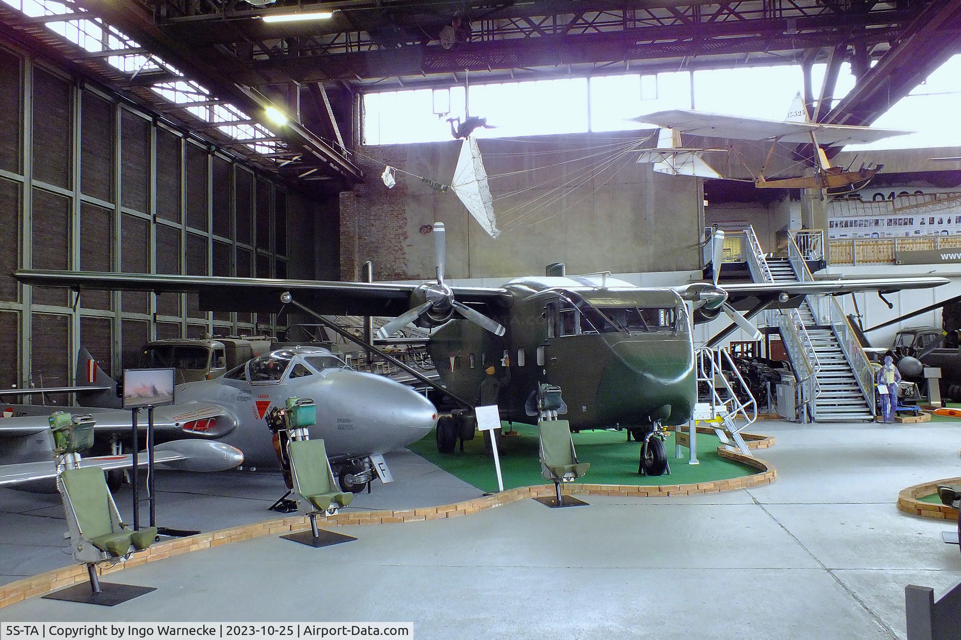 5S-TA, Short SC-7 Skyvan 3M-400 C/N SH.1855, Short SC-7 Skyvan 3M-400 at the Militärluftfahrt-Museum (Museum of Austrian Military Aviation), Zeltweg
