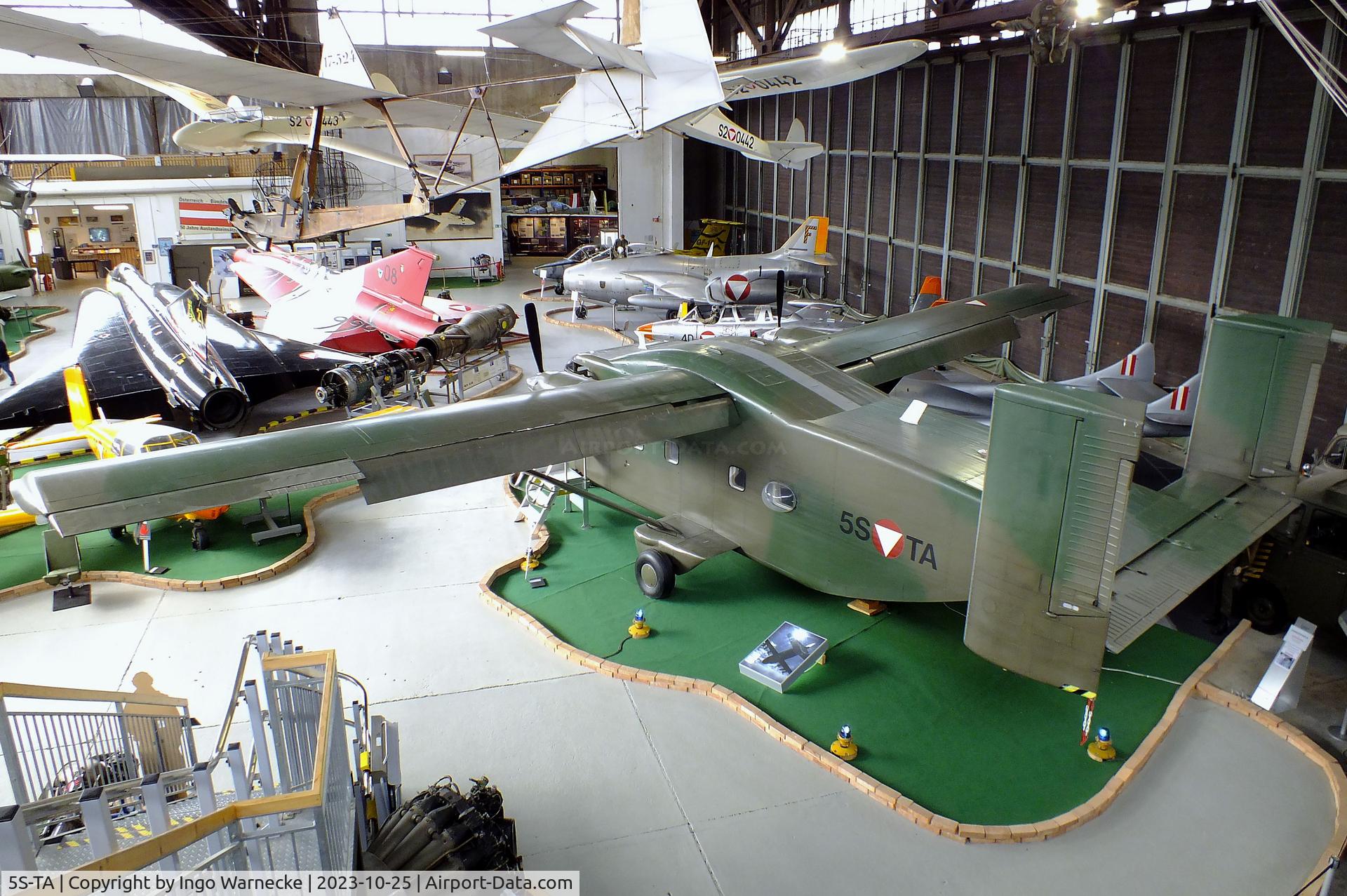 5S-TA, Short SC-7 Skyvan 3M-400 C/N SH.1855, Short SC-7 Skyvan 3M-400 at the Militärluftfahrt-Museum (Museum of Austrian Military Aviation), Zeltweg