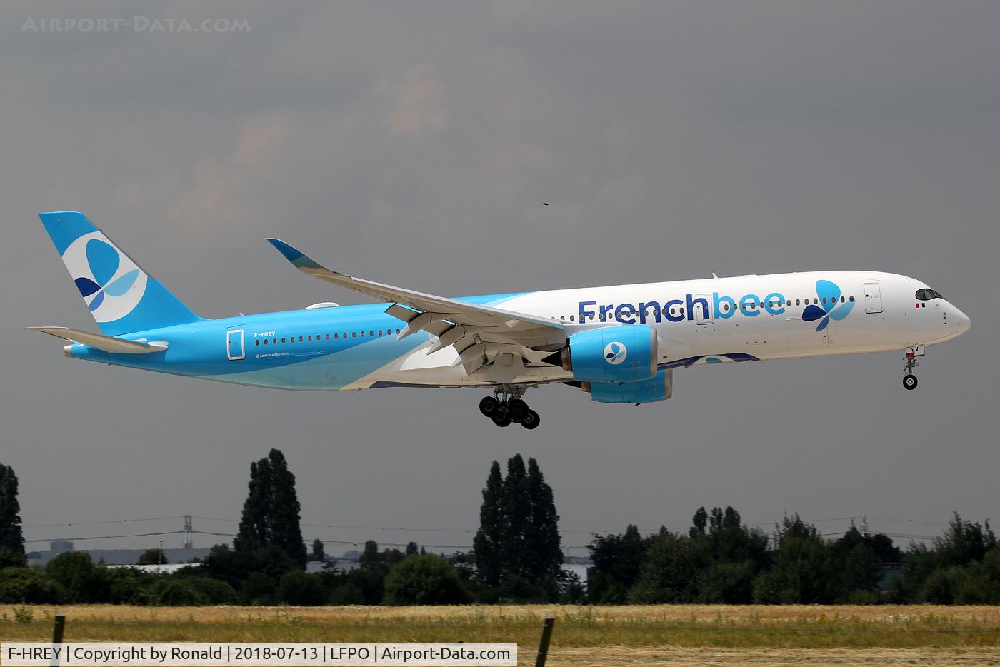 F-HREY, 2019 Airbus A350-941 C/N 325, at orly