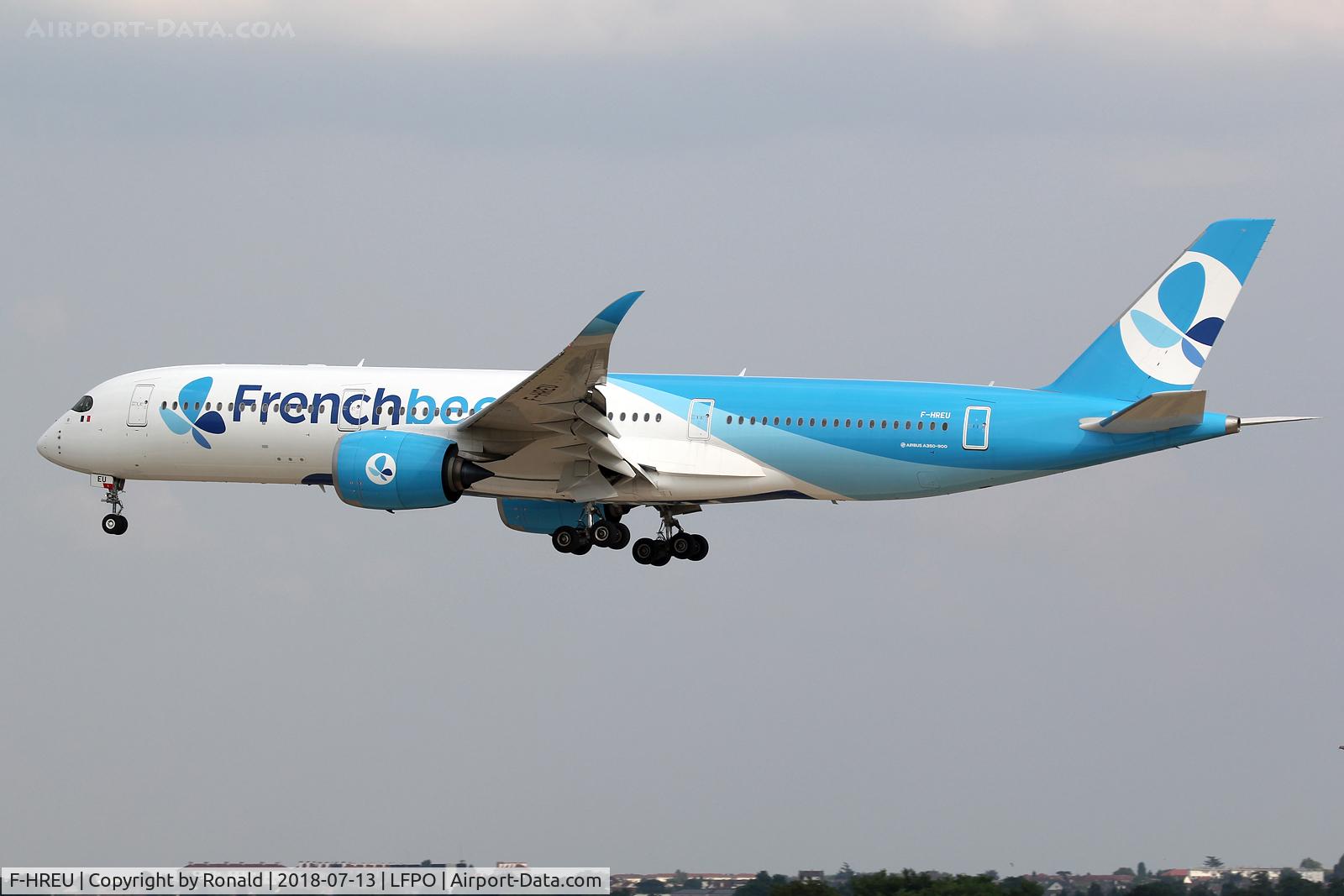 F-HREU, 2014 Airbus A350-941 C/N 005, at orly