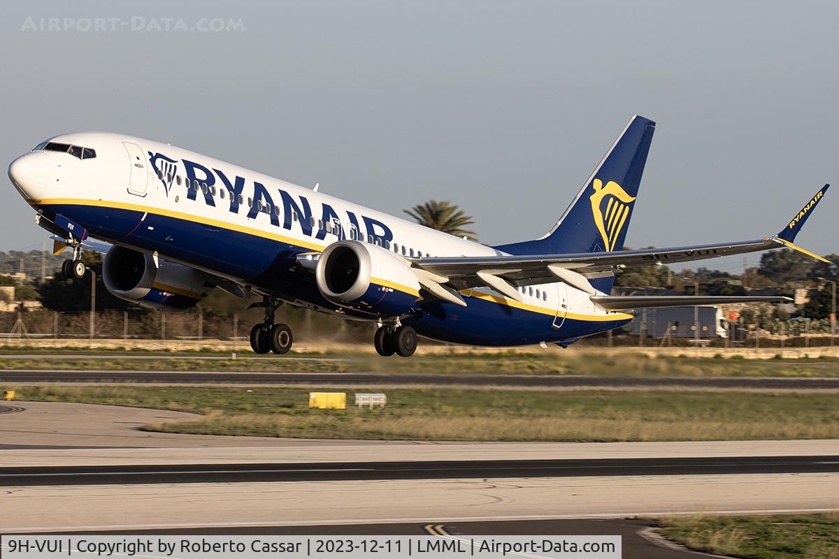 9H-VUI, 2019 Boeing 737-8-200 MAX C/N 62302, Runway 31