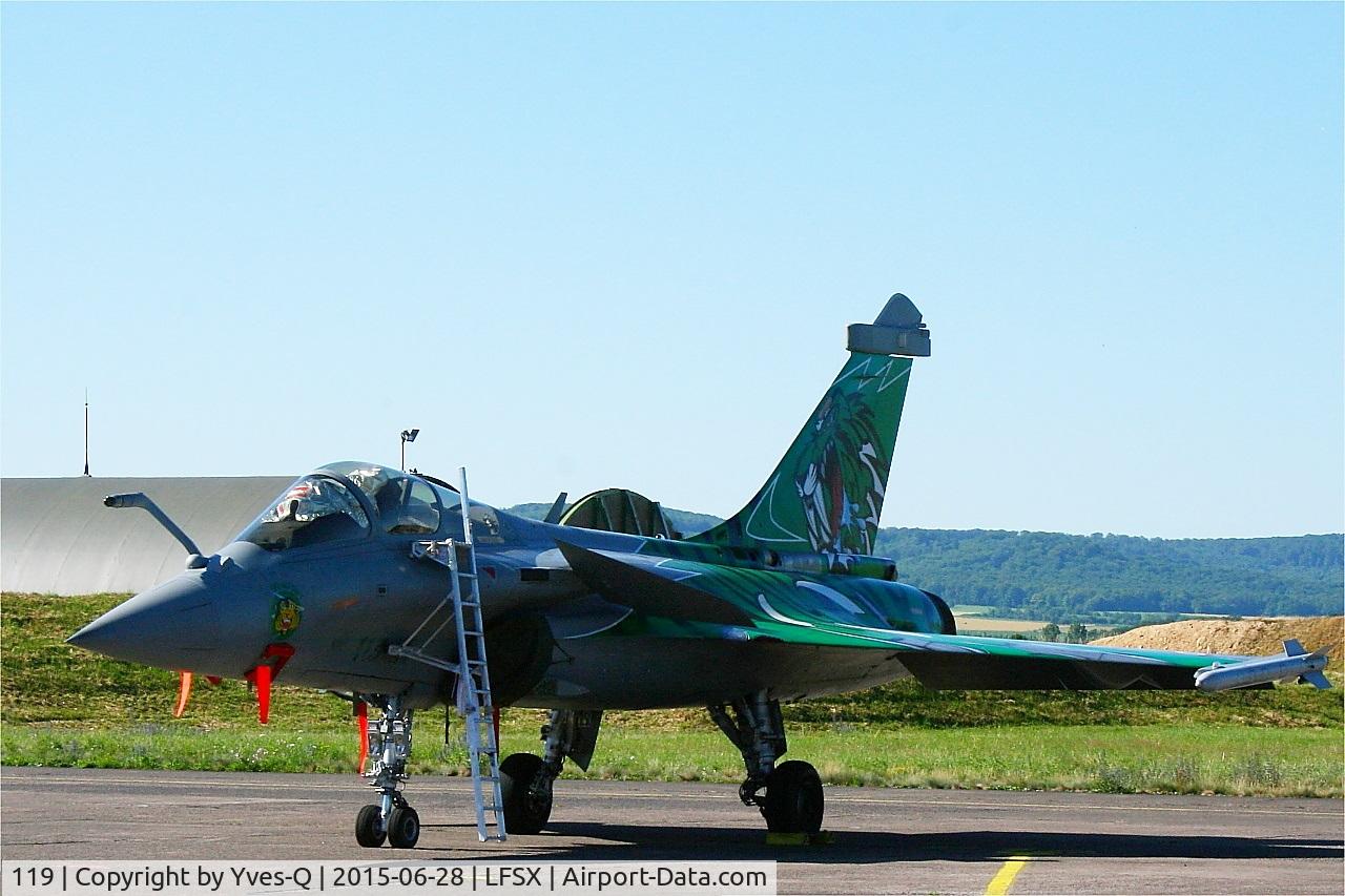 119, 2010 Dassault Rafale C C/N 119, Dassault Rafale C (113-IX), Flight line, Luxeuil-St Sauveur Air Base 116 (LFSX)