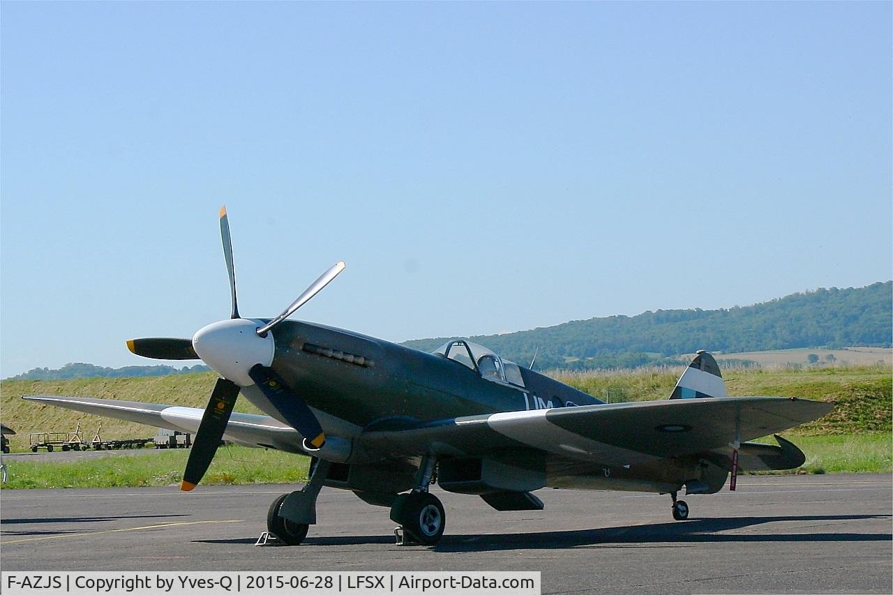 F-AZJS, 1944 Supermarine 389 Spitfire PR.XIX C/N 6S/585110, Supermarine 389 Spitfire PR.XIX, Flight line, Luxeuil-St Sauveur Air Base 116 (LFSX)